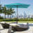 Rectangular Patio Umbrella with Crank (Without base)-212438285
