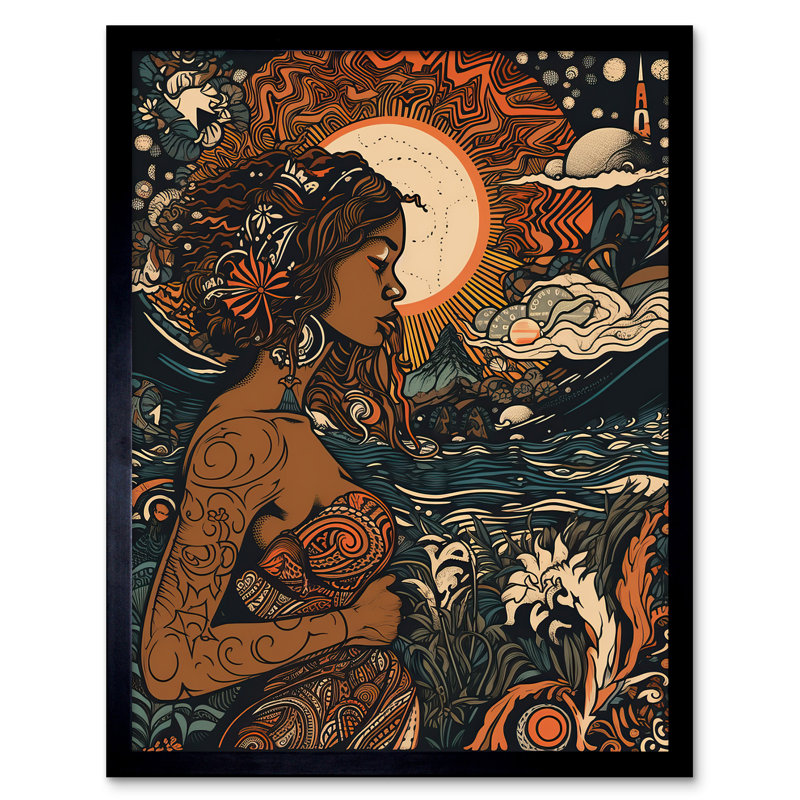 Loane Gaia Mother Nature - Single Picture Frame Print