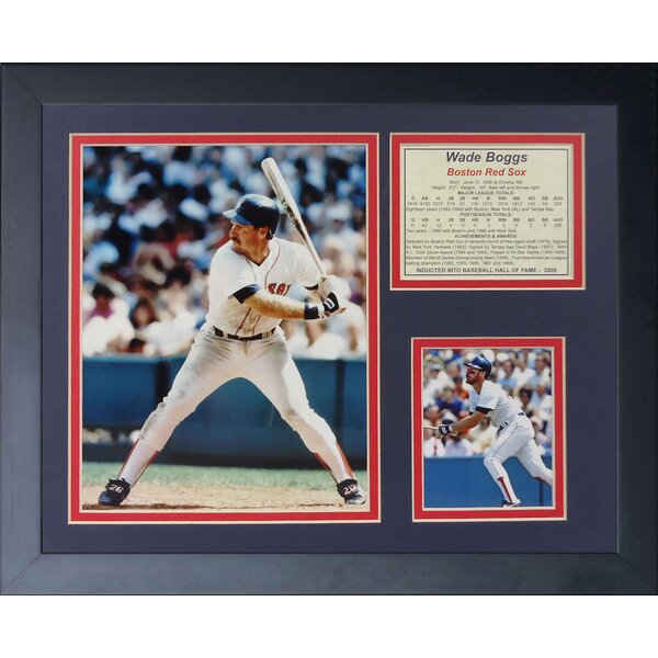 Legends Never Die Wade Boggs Framed Memorabilia | Wayfair