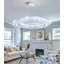 Lustre moderne en cristal 23,6 po-130139390