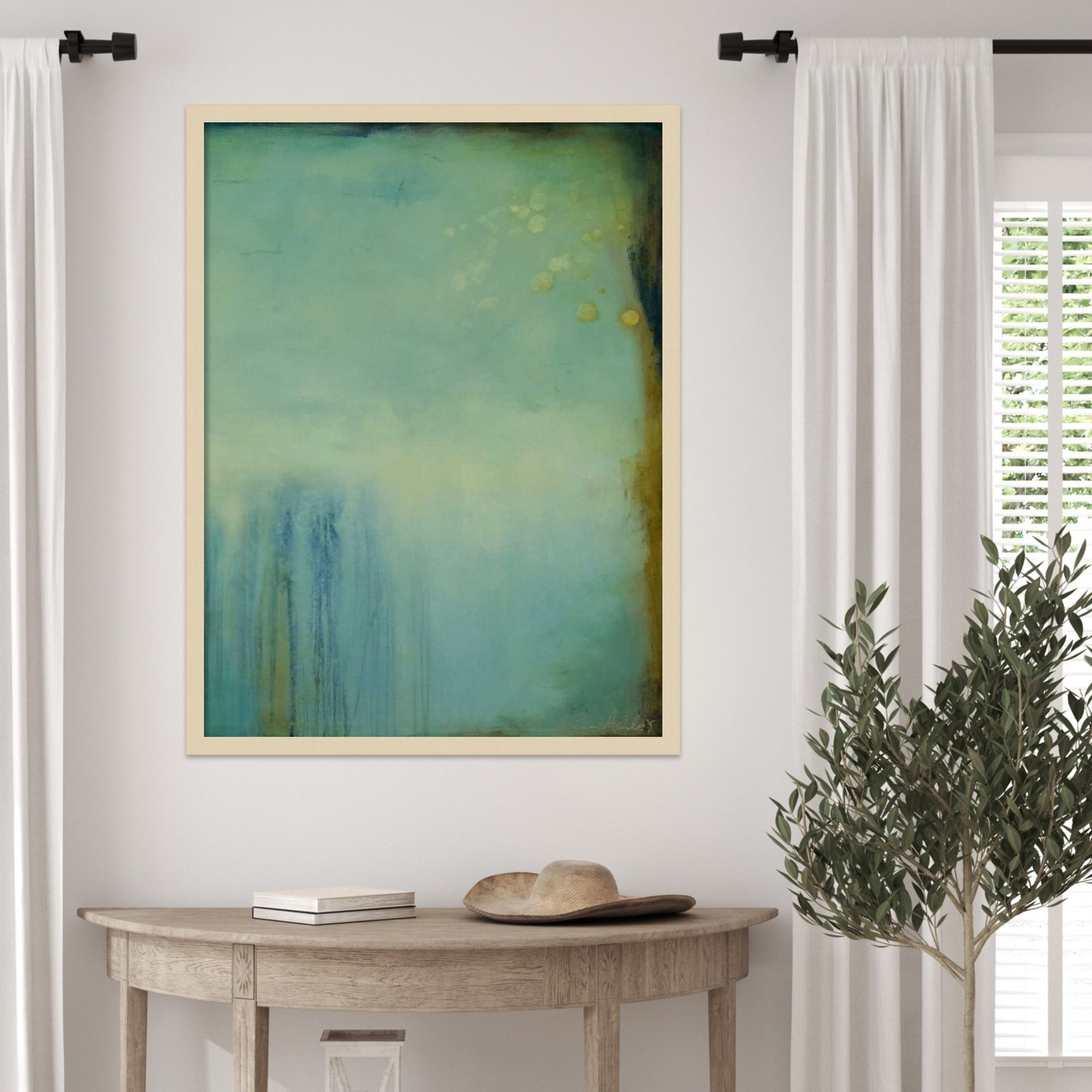 Whispering Souls II Print by Erin Ashley, 33" H x 25" W, Brown