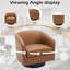 72Cm Wide Swivel Barrel Chair-1614842815