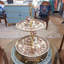 Plateau en porcelaine à plusieurs niveaux avec palais impérial Ormolu bronze