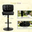 Chaise de cuisine capitonnée à boutons