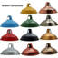 16cm H Metal Lamp Shade in Blue