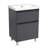 Jenisa 27.76'' Single Bathroom Vanity with Ceramic Top with Mirror-1583247315