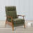 Wood Arm Push Back Recliner-1489231968