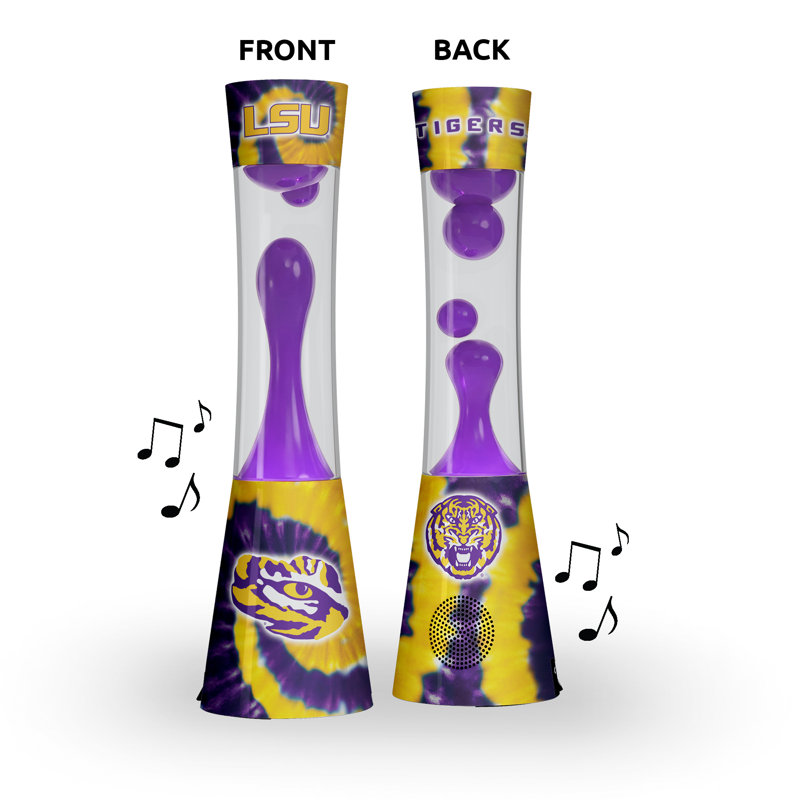 NCAA LSU - Haut-parleur Bluetooth Tigers Tie-Dye Magma | 16,5 po, NCAA LSU Tigers