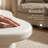 48" Modern Cloud-Shaped Coffee Table with 4 Chunky Cylindrical Legs-833365564