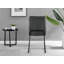 Tierra Modern Glass & Metal Round Dining Table Set & 4 Luxury Fabric Dining Chairs-73585601