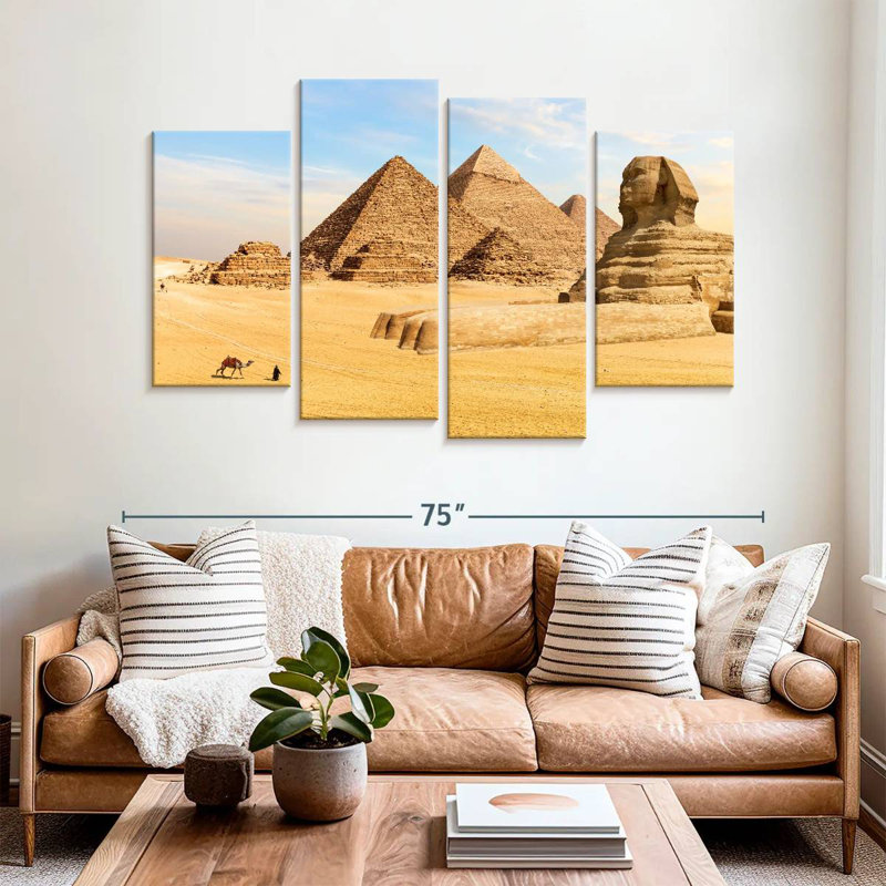 Adella, grandes pyramides et sphinx
