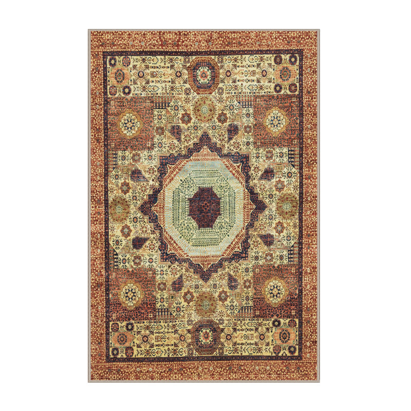 Abstract Indoor Rug, Rectangle 7' x 10'