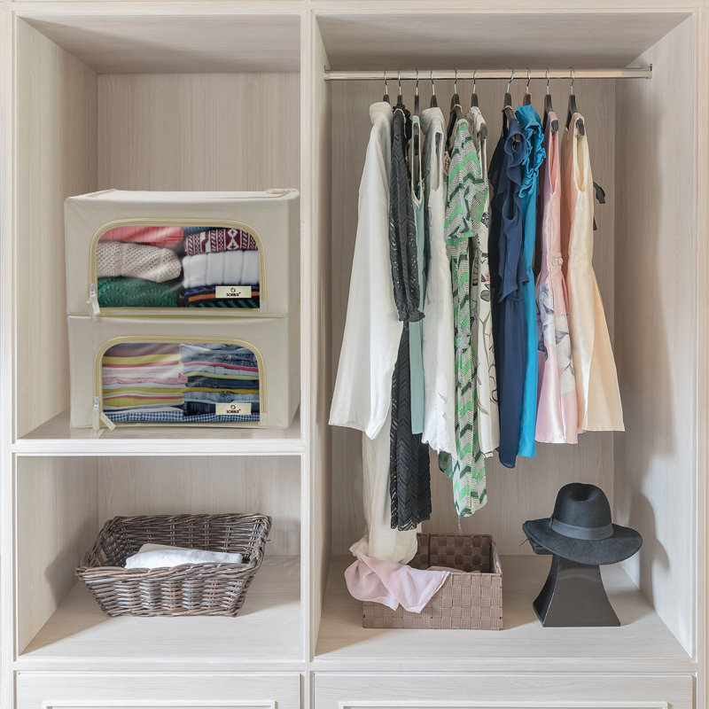 Sac de rangement en tissu Sorbus, Beige