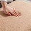 Banc de rangement avec repose-pieds avec fausse fourrure et pieds dorés