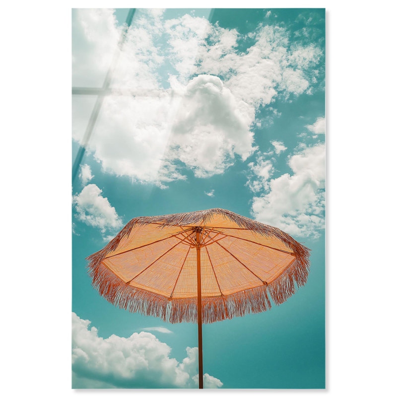 Imprimé acrylique Sky Thatch par Notoriart, prêt à être accroché, H 15 po x l 10 po