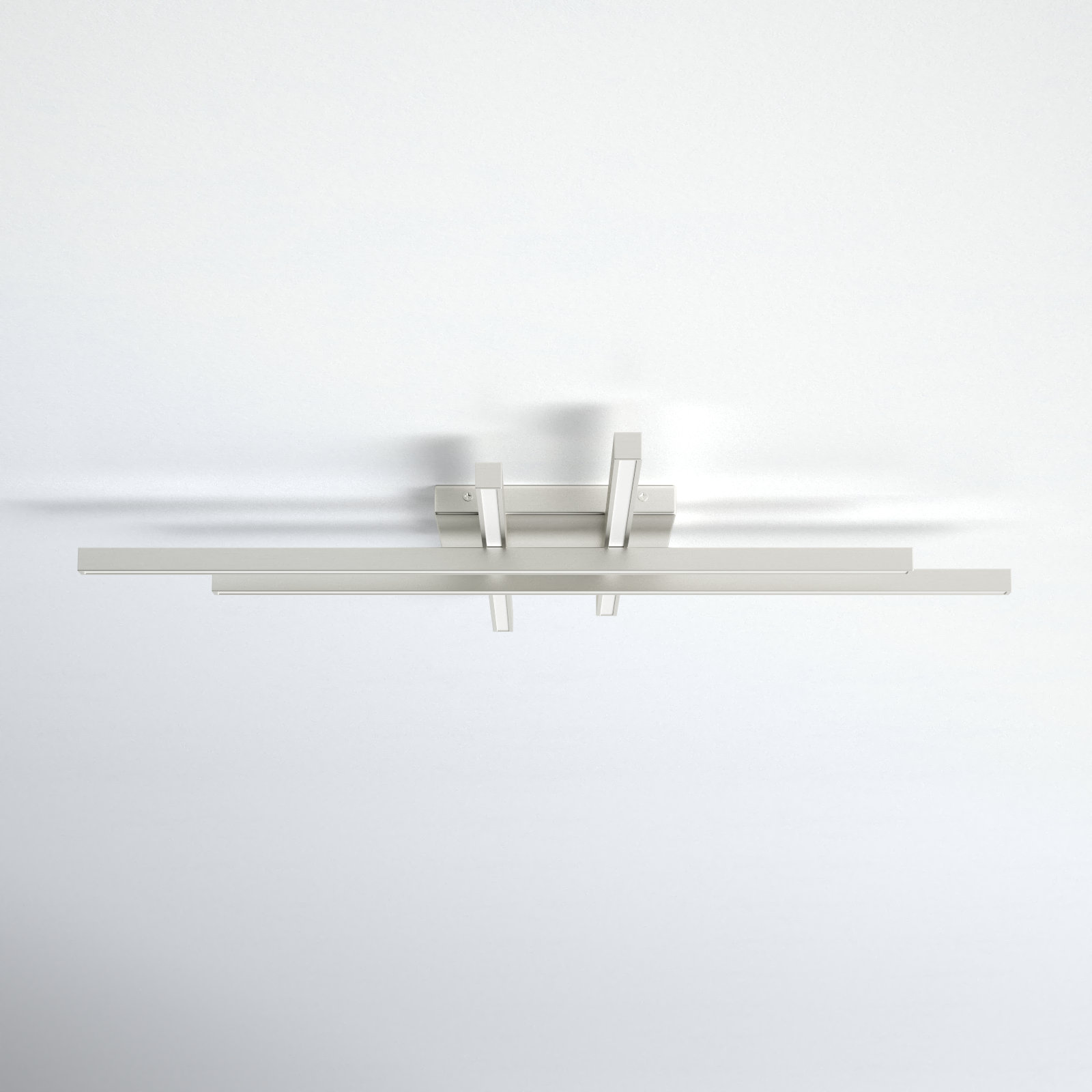 Rendon Single Light LED Flush Mount, Brushed Nickel, 32"