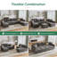 Canapé modulaire en velours modulaire Tremee-86786412