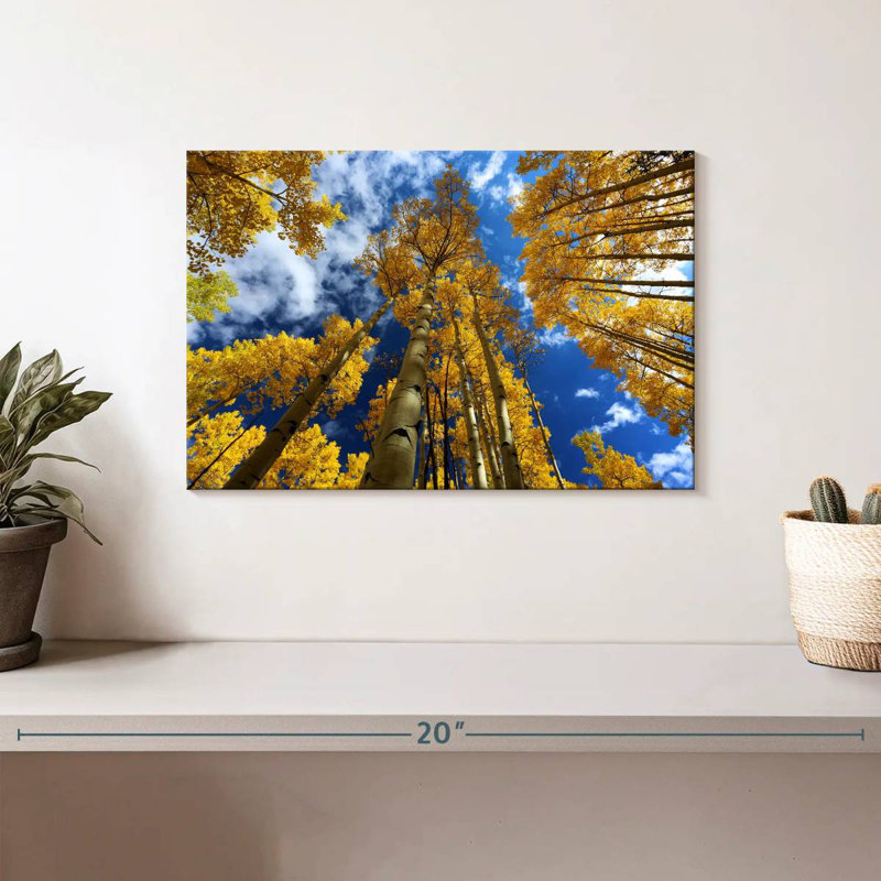Harnek Gold Leafed Aspens, 8" H x 12" W