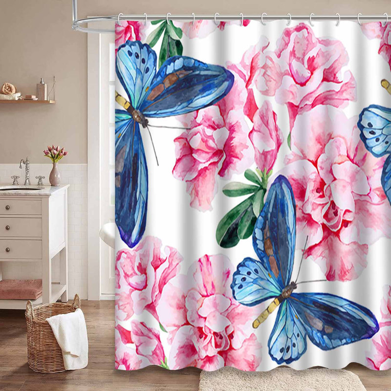 Rideau de douche Blossom Spring Flowers, L 72 po x l 78 po