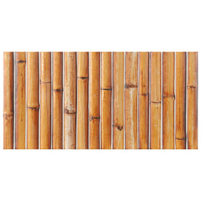 Bamboo  5-7/8"x11-7/8" Fluted Ceramic Wall Tile