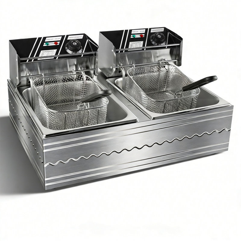 Friteuse professionnelle double capacité