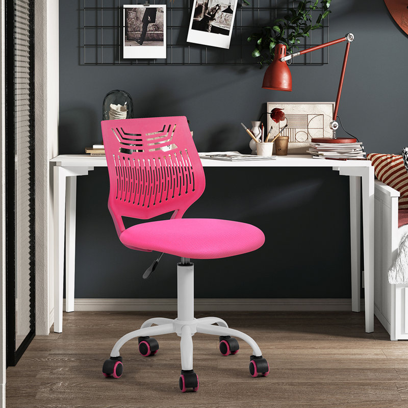 Chaise de bureau Adetola, Rose