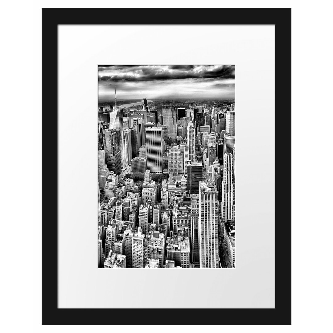 Gerahmtes Poster New York Skyline