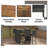5-Pieces Outdoor Patio Wicker Bar Set