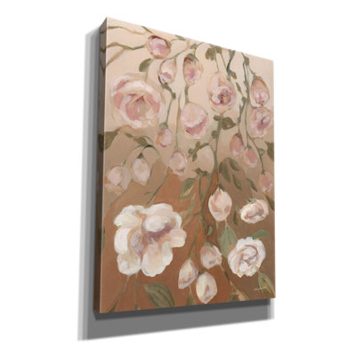 «Falling Roses» par Haley Knighten, art mural sur toile