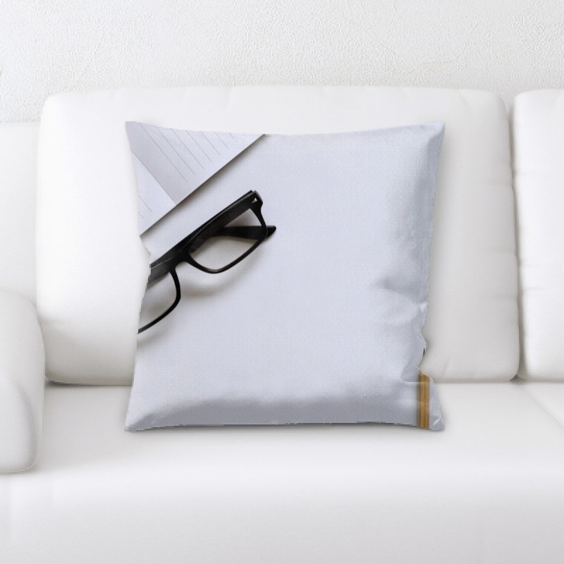 Microsuede Reversible Throw Pillow