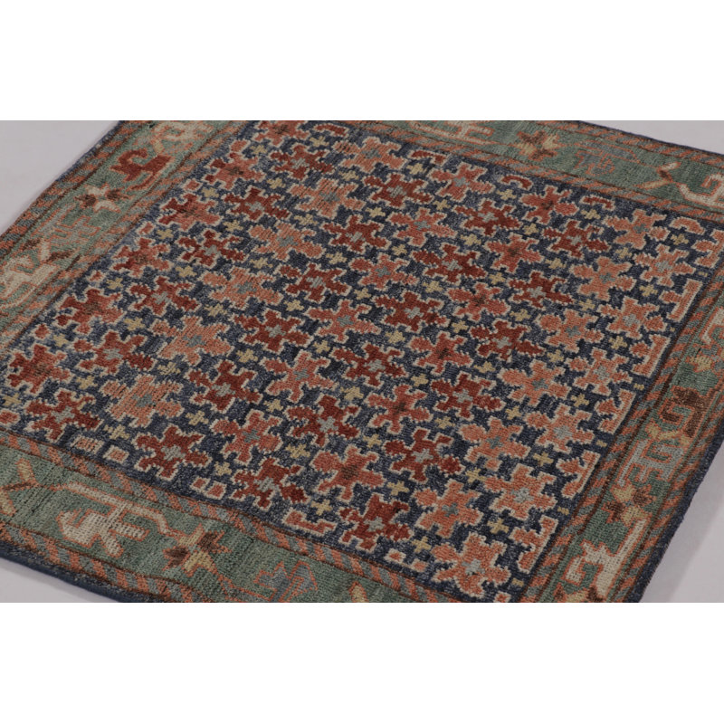 Burano One-of-a-Kind 3'1X3'1 Hand Knotted Area Rug