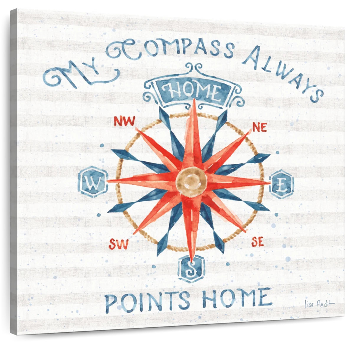 Trinx Khylige Nautical Life VII Wall Sign | Wayfair
