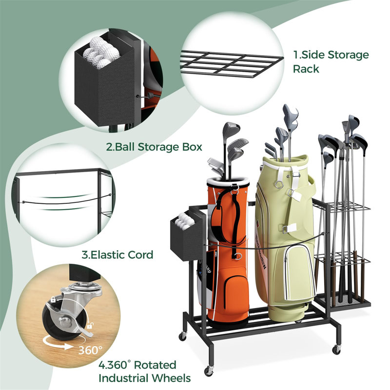 Metal Freestanding Sports Rack