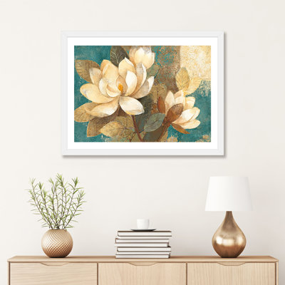 " Turquoise Magnolias " by Albena Hristova