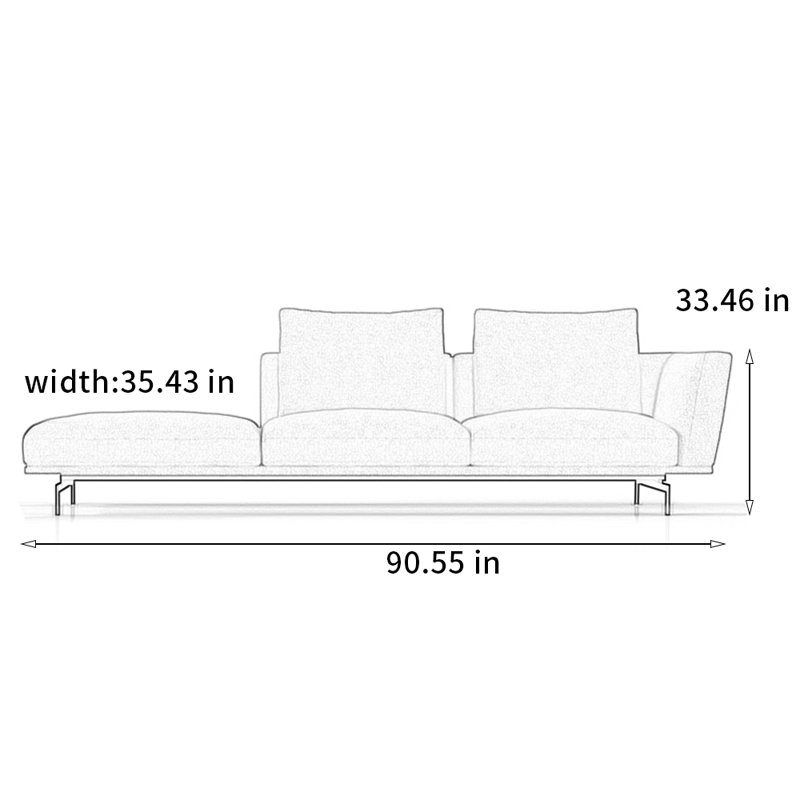 Chaise moderne et ergonomique en bouleau, Orienté à droite