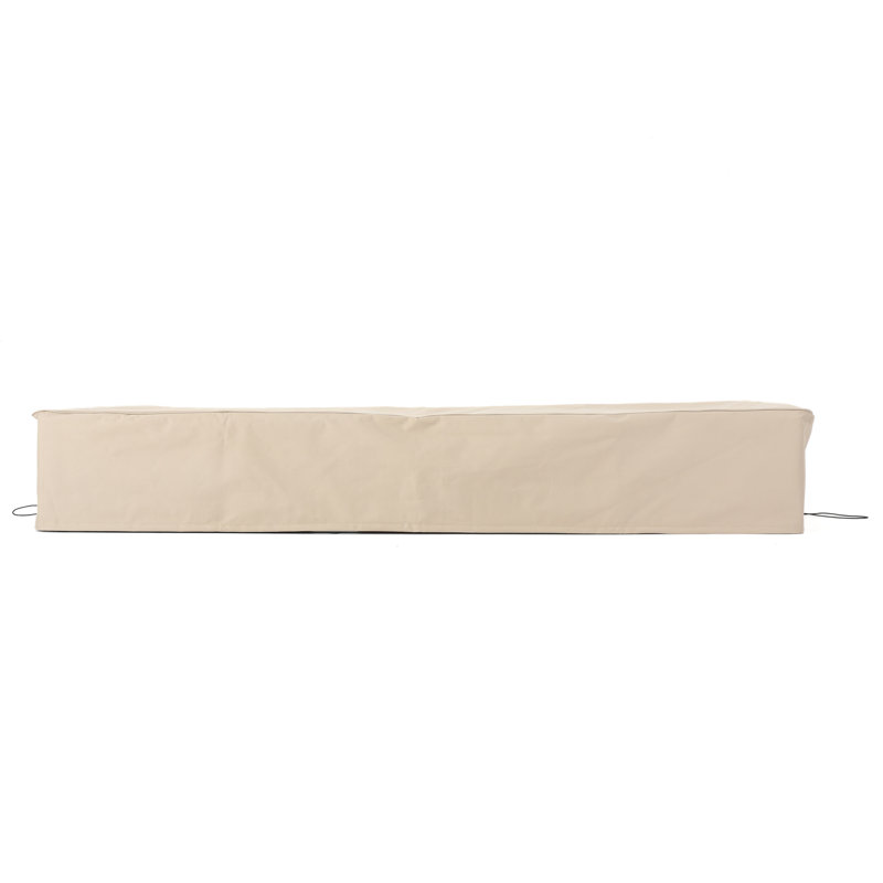  Housse pour ensemble de chaise longue imperméable Shield, résistante aux intempéries, beige, 1, Beige