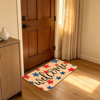 Tapis d'entrée d'entrée patriotique 20 po x 32 po