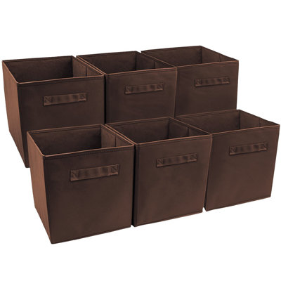 Cube de rangement en tissu pliable
