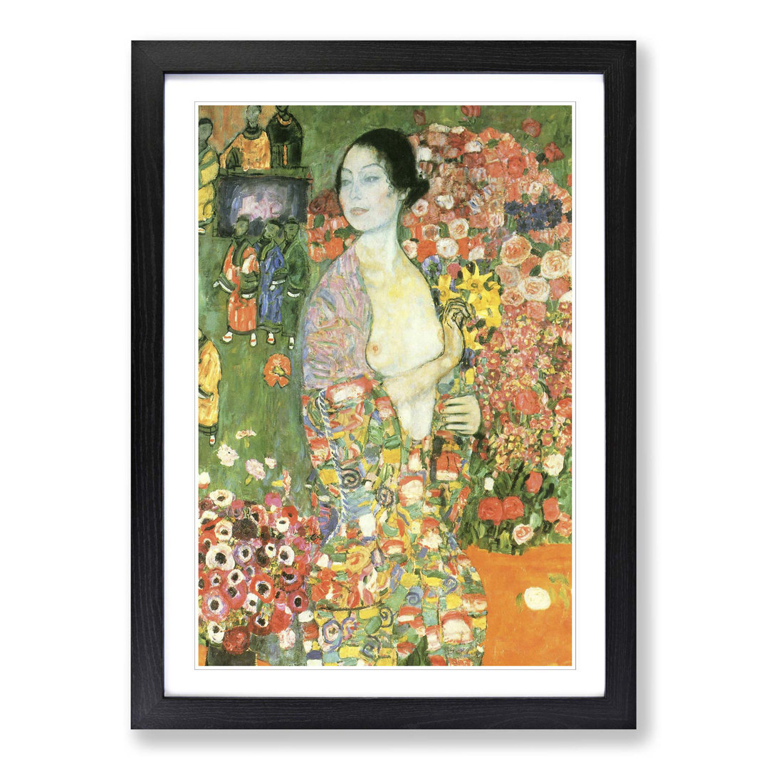 The Dancer by Gustav Klimt - Framed Print