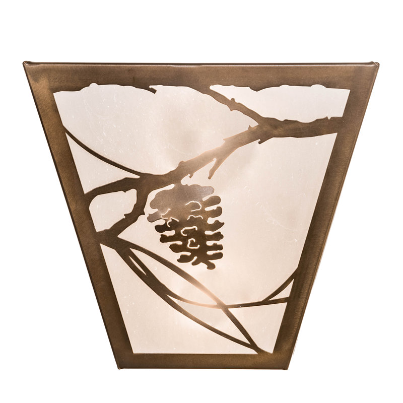 2 - Light Flush Mounted Sconce