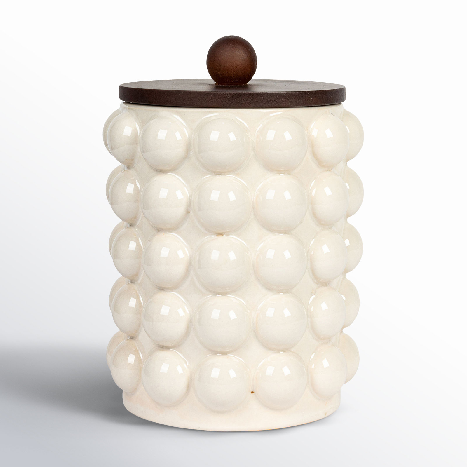 Birch Lane™ Zeppelin Stoneware Raised Kitchen Canister & Reviews | Birch Lane