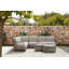 Sicily Ottoman + Desert Cushion