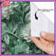 Rideaux de douche à motif floral vert et blanc extra longs-656597334