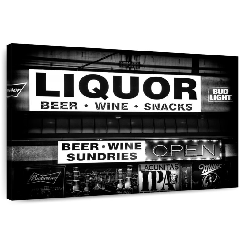 Tergel Black Nevada Liquor, H 32 po x l 48 po