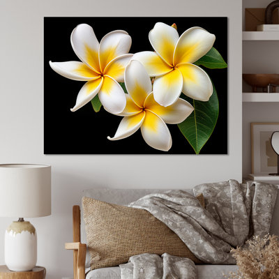 «Dreamscape Plumerias P pureté» sur toile