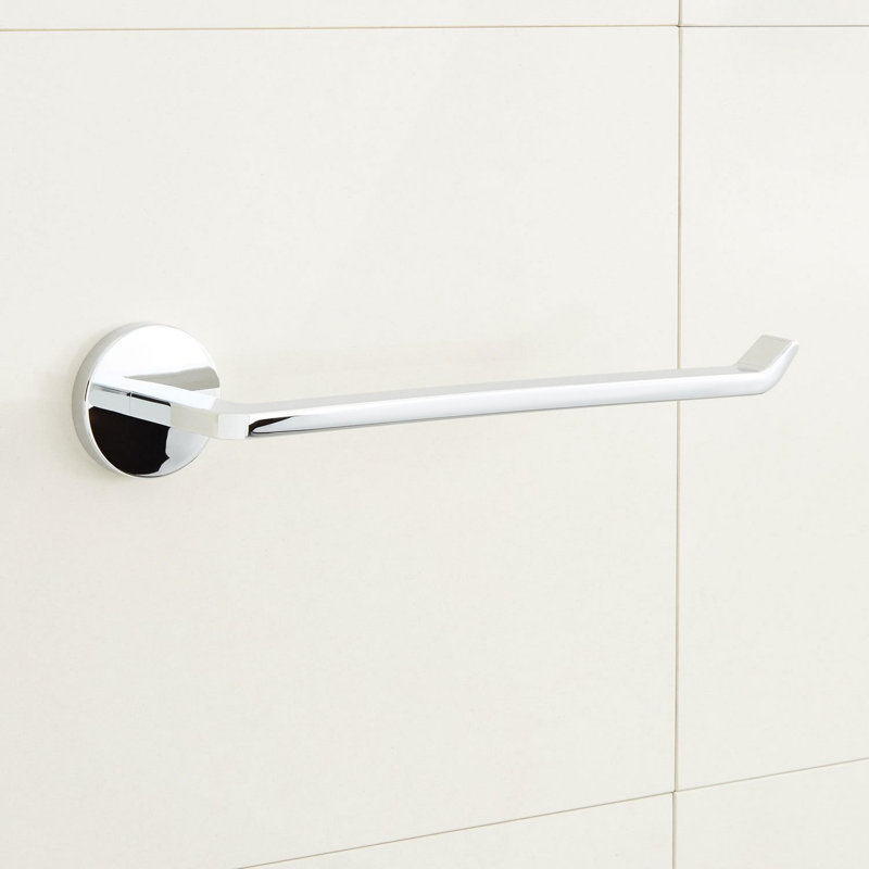 Drea 10-3/8" Wall Mounted Towel Ring, Chrome