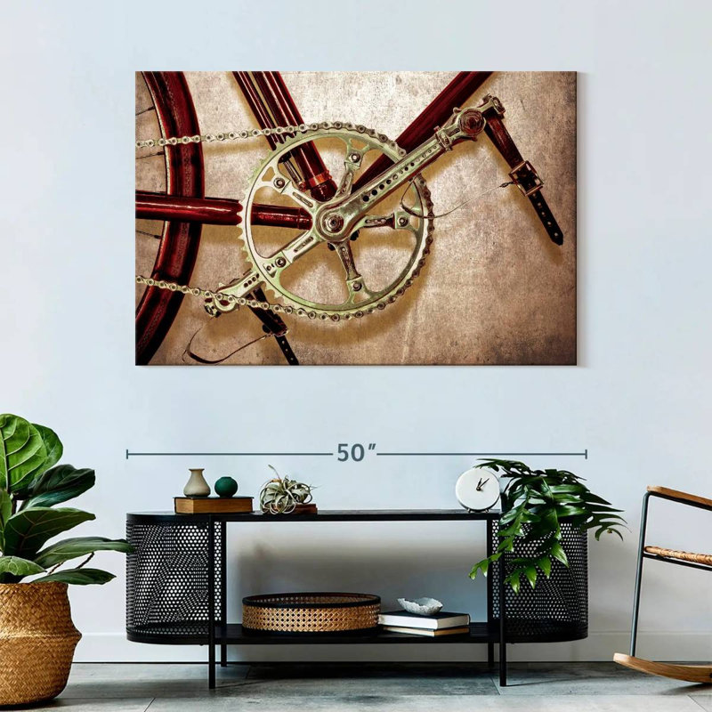 Pièce d'équipement de vélo rétro Mehar, H 32 po x l 48 po