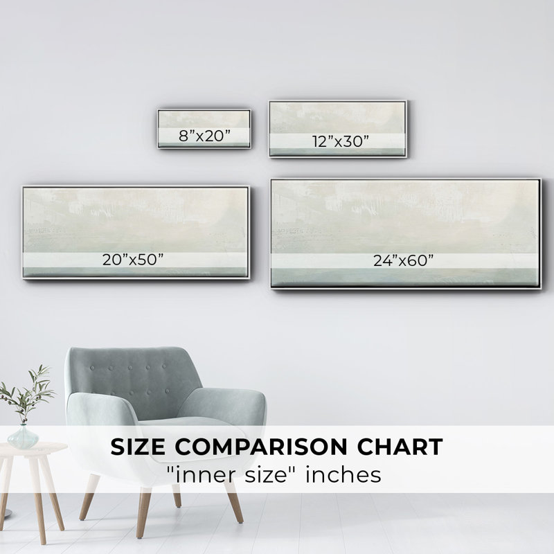 Tone Scape III- Framed Canvas