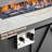 43" Rectangular Propane Fire Pit Table, 50,000 BTU Auto-Ignition Outdoor Gas Fireplace with Lid and Lava Rocks, Black