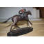 Sculpture jockey sur cheval, statue de bronze décorative élégante L 11 po x l 4 po x H 8 po Oceane